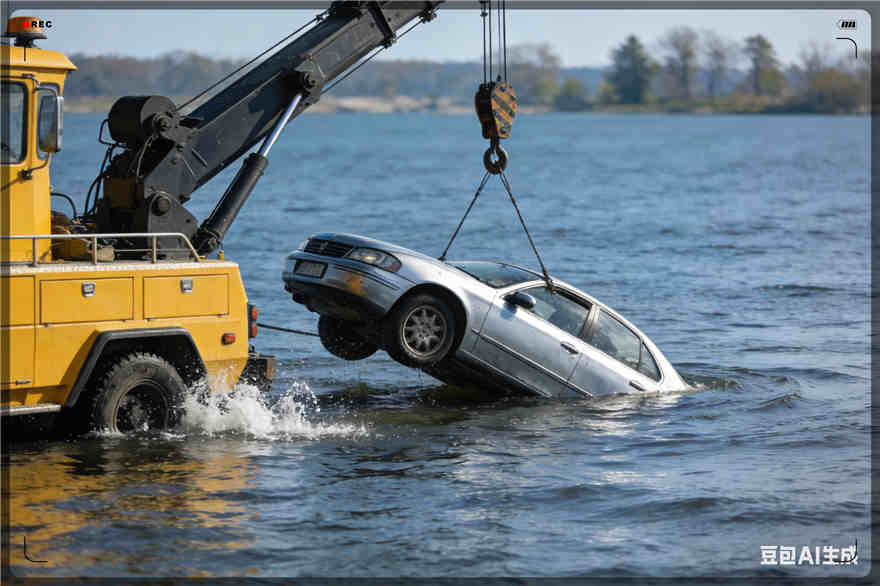 正定吊车救援电话【案例】